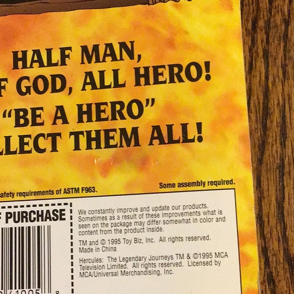 Hercules Action Figure.  Xena 1995 - Picture 4 of 6